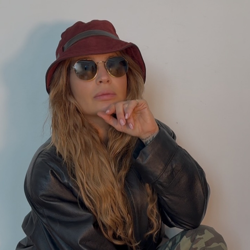 Coach Burgundy Suede Unisex Bucket Hat w/ Leather Trim S/M – Y2K Archive